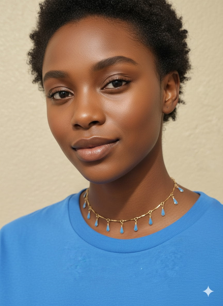 Teardrops Choker Necklace